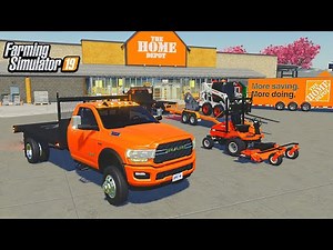 HOME DEPOT NEW RENTAL COMPANY! ($10,000,000 BUILDING) | (ROLEPLAY) FARMING SIMULATOR 2019
