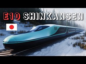 Japan Unveils Earthquake Resistant 200mph Bullet Train - E10 Shinkansen