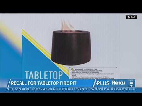 Tabletop fire pits recalled by Five Below