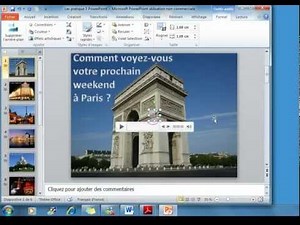 Créer un fond sonore à un diaporama PowerPoint 2010 avec un fichier son en MP3 vidéo4