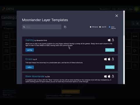 Oryx: Accessing Layer Templates