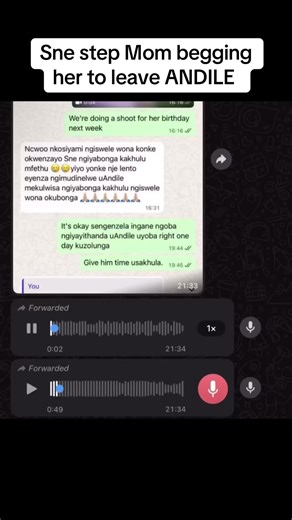 Eyy befethu kuningi! The screenshot and voice notes I am getting are too much 😩😩#fypシ゚viral #fypシ゚viral #sne #andile