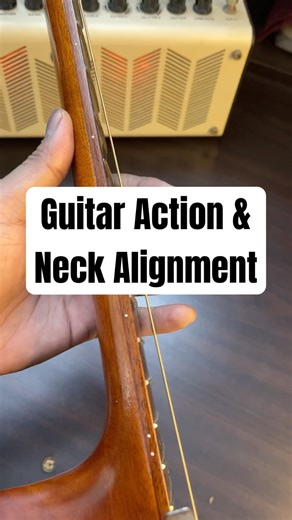 How to fix guitar action and neck alignment using allen key? #guitartips #guitar #indianguitarist