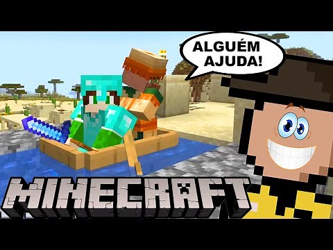 TRANSPORTEI VILLAGERS * no Rio de Piracicaba * (Minecraft Zero Mortes • E29)