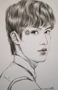 Portrait painting from pencil | Art