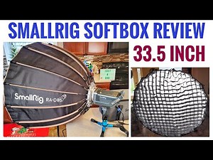 SmallRig Parabolic SoftBox Quick Release 33.5 Inch Review How Big Is It?