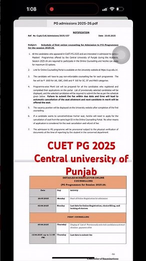 Central University of Punjab PG 2025 Registration Begins through CUET PG 2025 | Complete Details