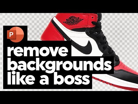 PowerPoint - Remove Backgrounds like a Boss! Learn how to remove a background from any image!