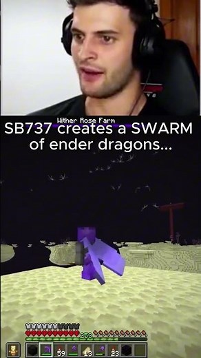 SB737 creates a SWARM of ender dragons...