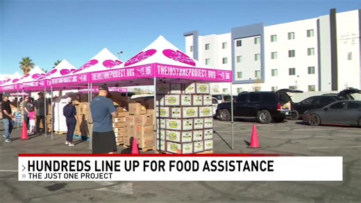 Las Vegas food pantry sees spike in demand amid ongoing government shutdown