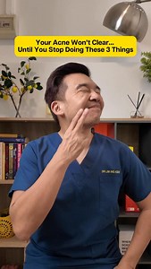 7.6K views · 992 reactions | Your acne won’t clear until you STOP these 3 habits. Most people think acne is about adding more products Stop touching/squeezing → Use a salicylic acid or benzoyl peroxide spot treatment. Stop changing products too fast → Use a simple routine (gentle cleanser + BHA + moisturiser). Stop harsh cleansers → Use a gentle, non-drying gel cleanser. | Dr Lim Ing Kien | Facebook