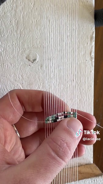 Learn Loom Beading! #tutorial #howto #howtobead #beadingtutorial #beadwork #beadtok #learn #beadingtok #loombeading #fyp #foryou #foryoupage #fypage