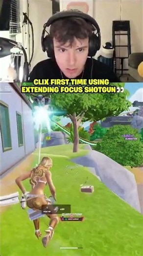 Clix's FIRST TIME using Extending Focus shotgun 👀