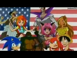 (RQ) The stars of 4Kids sing the National Anthem With 2 Effects