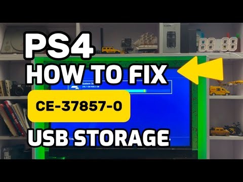 How To Fix PS4 Error CE-37857-0 PlayStation Console Cannot recognise The USB Storage