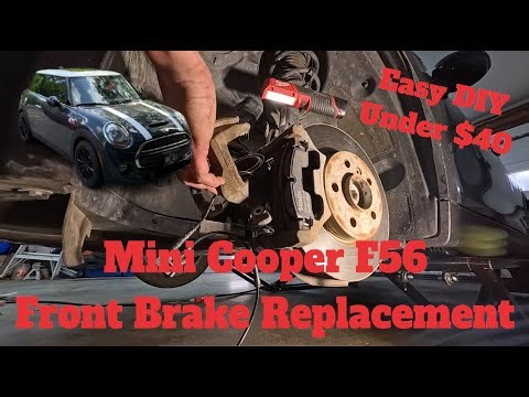 Mini Cooper F56 Front Brake Pad Replacement 2014-2024