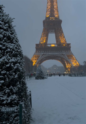 Snowfall in Paris: A Winter Wonderland Experience