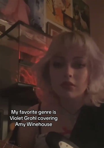 Violet sings “best friends, right?” By Amy Winehouse #violetgrohl #amywinehouse #coversong #fyp