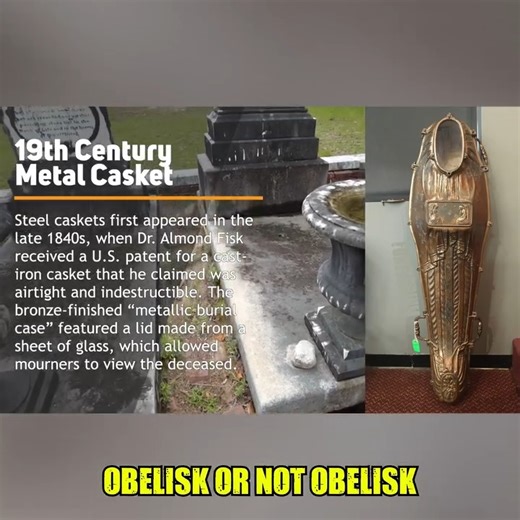 This Shocking Exposed Coffin Was Found In An Open Crypt! While conducting a cemetery tour, we discovered a rarely seen metal coffin dating back to the mid-1800s (19th century) #opencrypt #historyseekers #exposedcoffin | History Seekers