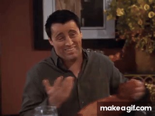 joey doesn't share food on Make a GIF