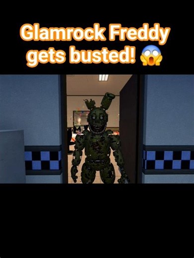 Glamrock Freddy gets busted! 😱 (GMOD/Fnaf) #fnaf #fivenightsatfreddys #gmod