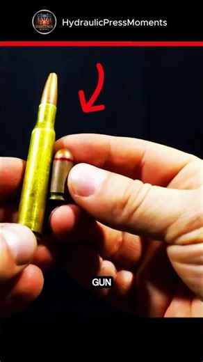 Can a Bullet KILL Without a Gun? The Truth Is Scary…😳💥 #HydraulicPress #Satisfying