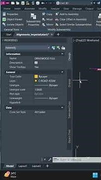 How to Edit Assembly and Subassemblies Propoerties! #civil3d #design #engineering #shorts #yt