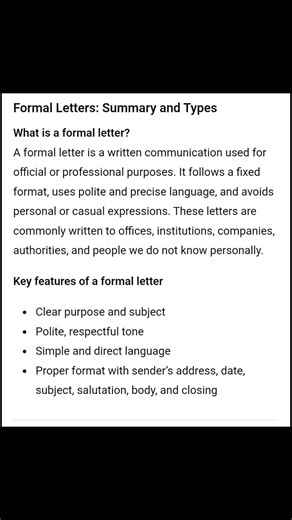 Formal Letters | Meaning, Features & Types (Quick Guide)Struggling with Formal Letters? Watch This!