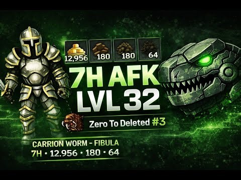Tibia Bot Global | 7h 100% AFK – Zero To Deleted EP.3