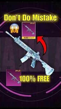 OMG 😱 FREE M416 Glacier Skin 🔥 How To Get Free M416 Glacier Skin In Bgmi #shorts #viral #bgmi