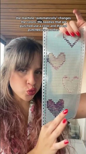 KNITTING A LOVE SWEATER (intarsia + jacquard) #knitting #knittingmachine #diy