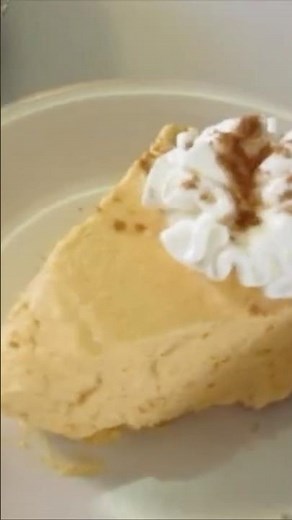 No-Baked PUMPKIN PIE 🎃 Lightly Delicious Dessert 😋 #food #fun #thanksgiving #nobake #dessert #recipe