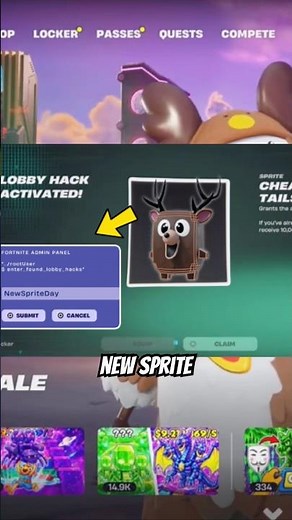 NEW SPRITE DAY CODES LOBBY HACK ADMIN PANEL FORTNITE ALL NEW LOBBY HACK CODES #fortnite