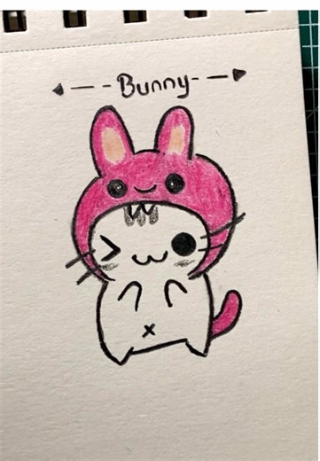 Easy Cute Cat Drawing Tutorial for Boredom