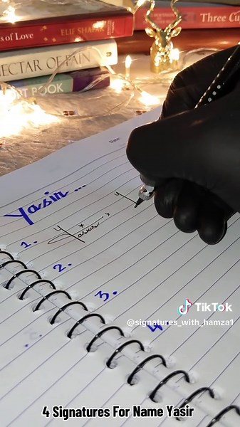 Unique Signature Styles for the Name Yasir