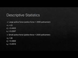 Statistics Project Presentation 2021