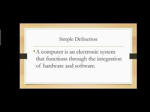 Simple Definition of Computer | Easy Explanation