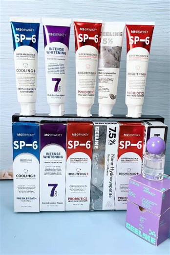 MSDRWIKEY SP-6 Oral Care Set (6-Pack) | Probiotic Formula for Enamel Protection & Fresh Breath | Includes Oral Spray #oralcare #oralcareroutine #tooth #toothpaste #whitening #teeth #higiene #HolidayHaul #HolidayDeals #tiktokshopholidayhaul #titkokshop