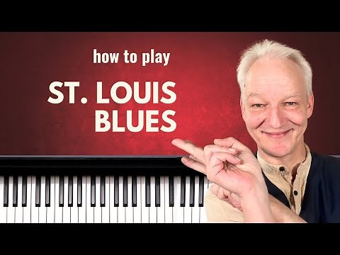 St. Louis Blues piano tutorial, easy