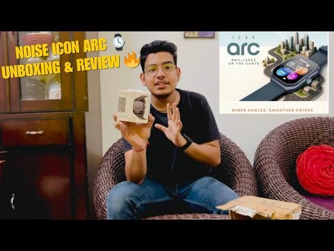Noise Colorfit Icon Arc Smartwatch Unboxing 😍& Review 🎁 | Taksham Vlogs