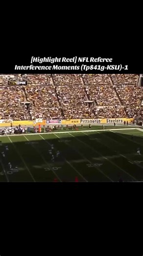 Moments of NFL Referee Interference