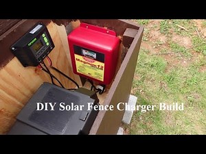 DIY Solar Fence Charger Field Install - Finished!