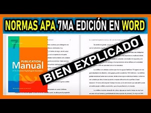 APA 7th Edition Standards applied in Word Documents