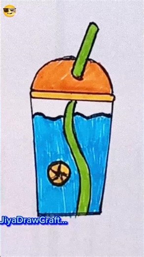 "How to Draw a Lemon drink 🍻 Easy Drawing for Beginners..."#drawing #shortsfeed #shorts