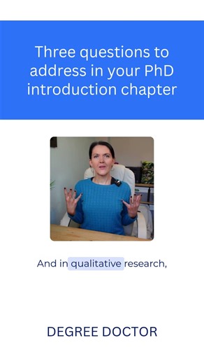 What your PhD introduction is really doing in qualitative research