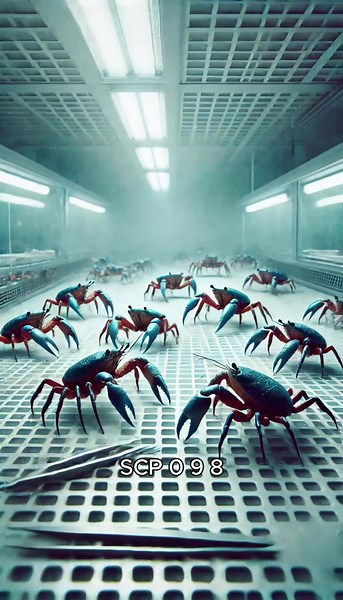 SCP-098: Surgeon Crabs. Tiny creatures with razor-sharp surgical precision. #SCP098 #fyp #SurgeonCrabs #SCPFoundation #SecureContainProtect #Anomalies #Safe #CrabCreatures #Explore