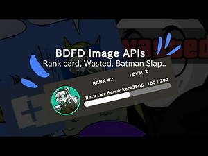 BDFD image APIs #6 | Bot Designer For Discord, Rank Card!