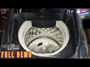 Whirlpool 7.5kg fully automatic washing machine demo.