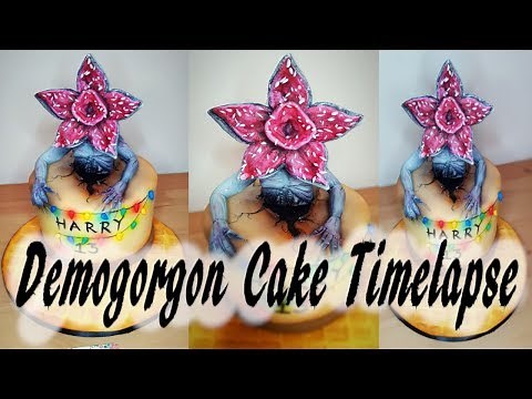 DIY Demogorgon Cake Stranger things