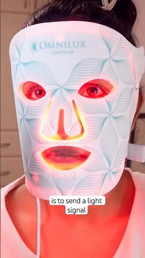 Omnilux LED Mask #ledlighttherapy #ledmask #ledlights #brownskin
